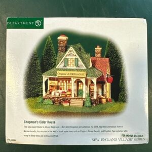 Department 56 Chapman's Cider House | New England Village Series